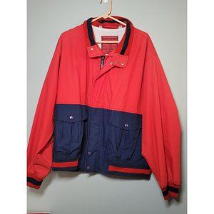 Vintage Members Only Windbreaker Classic Size 44 Navy & Blue